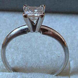 Half carat diamond engagement ring